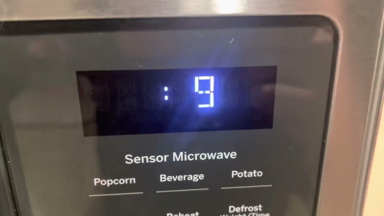 Cooking popcorn in the microwave for 99 seconds