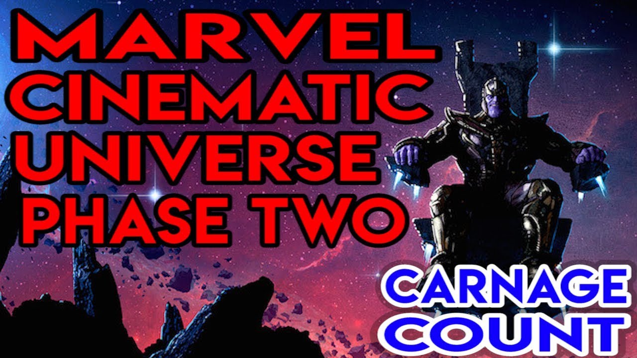 Marvel Cinematic Universe Phase Two (2013-2015) Carnage Count