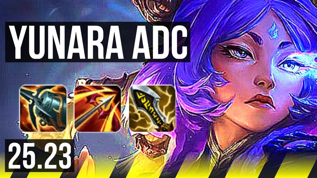 YUNARA & Blitzcrank vs JINX & Janna (ADC) | Legendary | EUW Master | 25.23