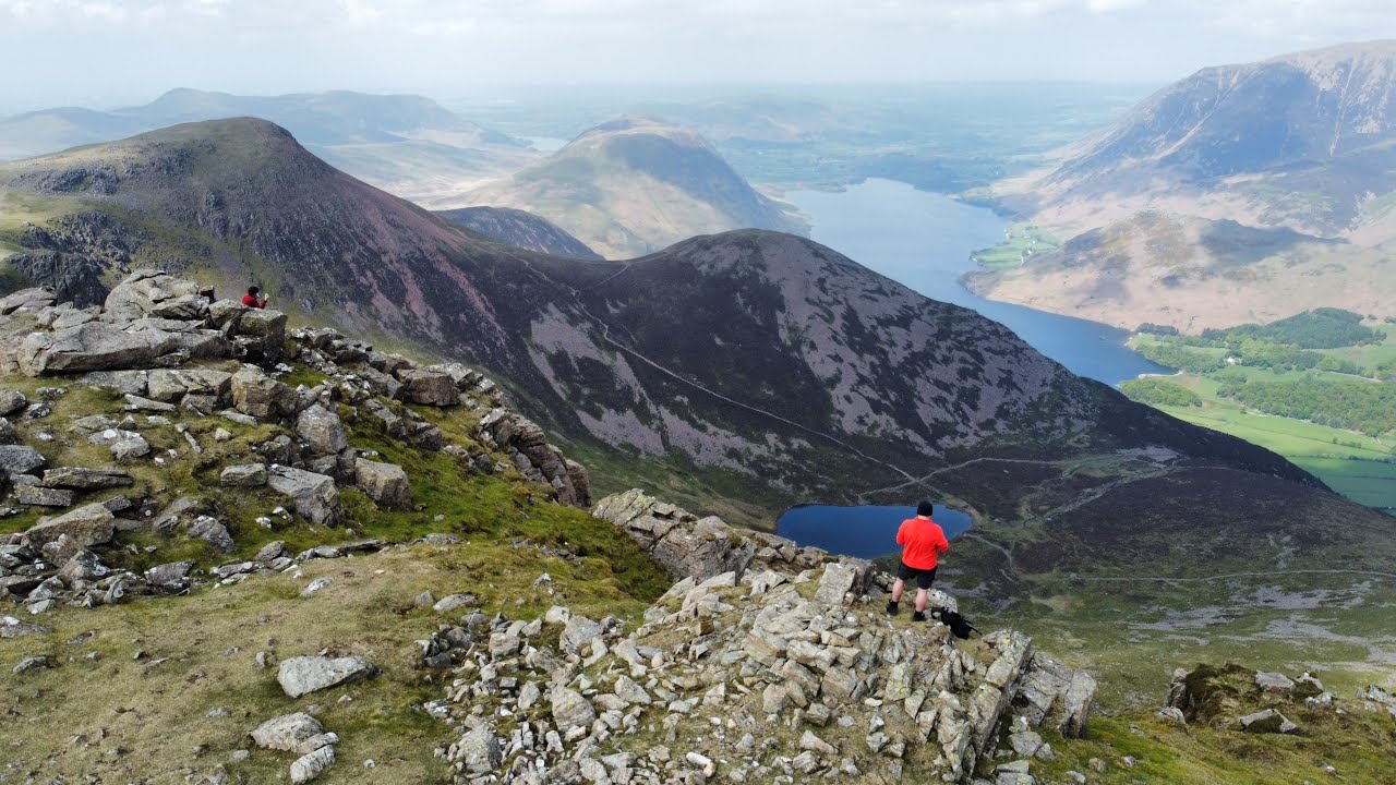 BUTTERMERE SOLO HIKING WKND 4k DRONE MOVIE - Red Pike, High Stile, High Crag, Mellbreak