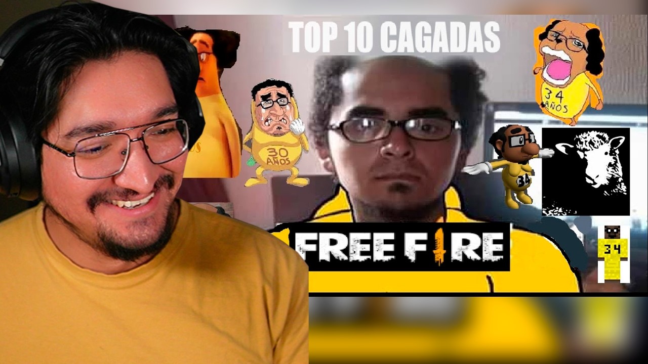 TARTAJA REACCIONA A TOP 10 CAGADAS DE OVEJA FREE FIRE