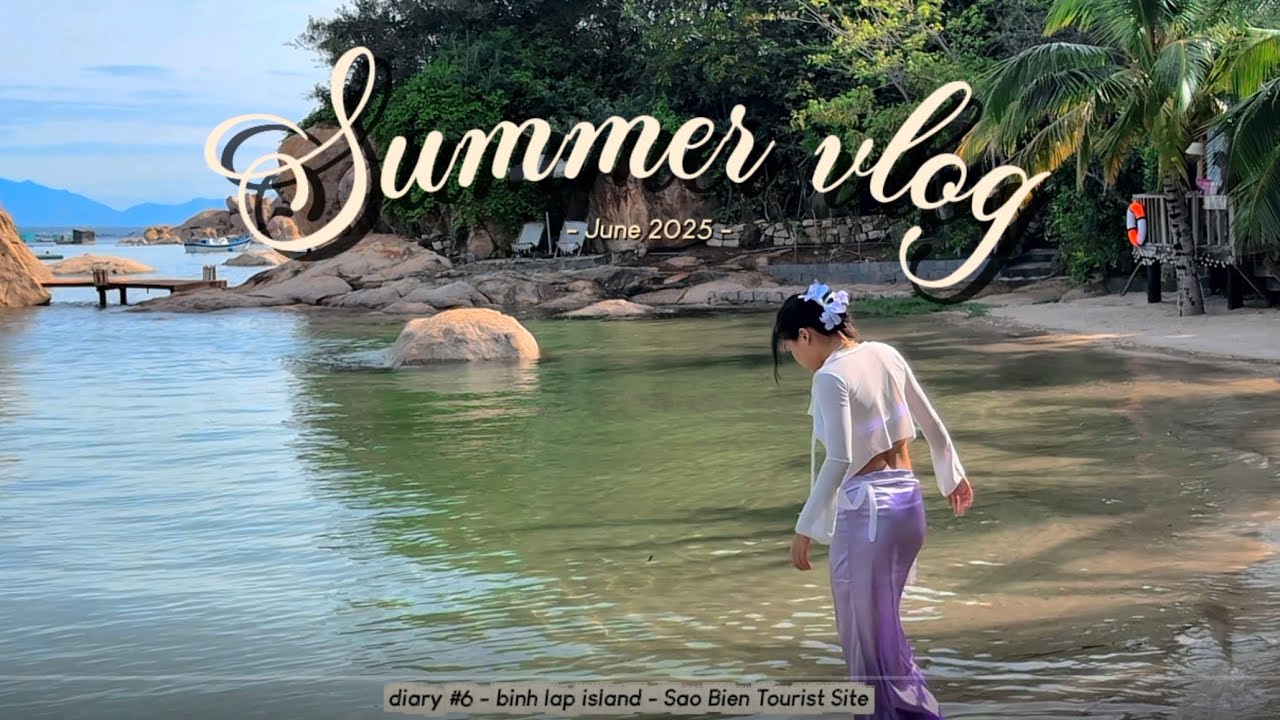 miền biển vắng đẹp như mơ ở Việt Nam | b&igrave;nh lập vlog