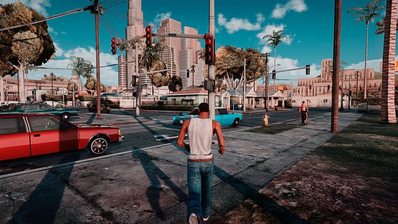 GTA San Remastered Graphics Gameplay