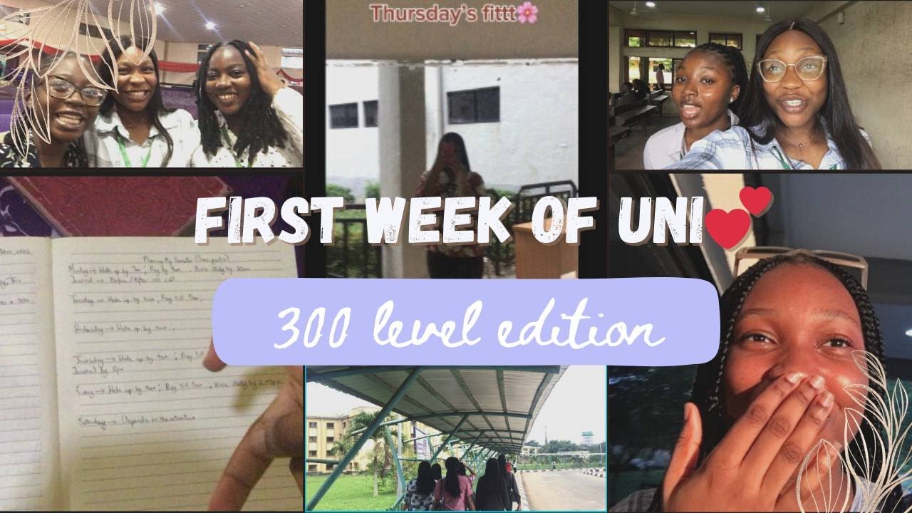 VLOG: MY FIRST WEEK IN 300 LEVEL: #nigerianuniversities  #covenantuniversity