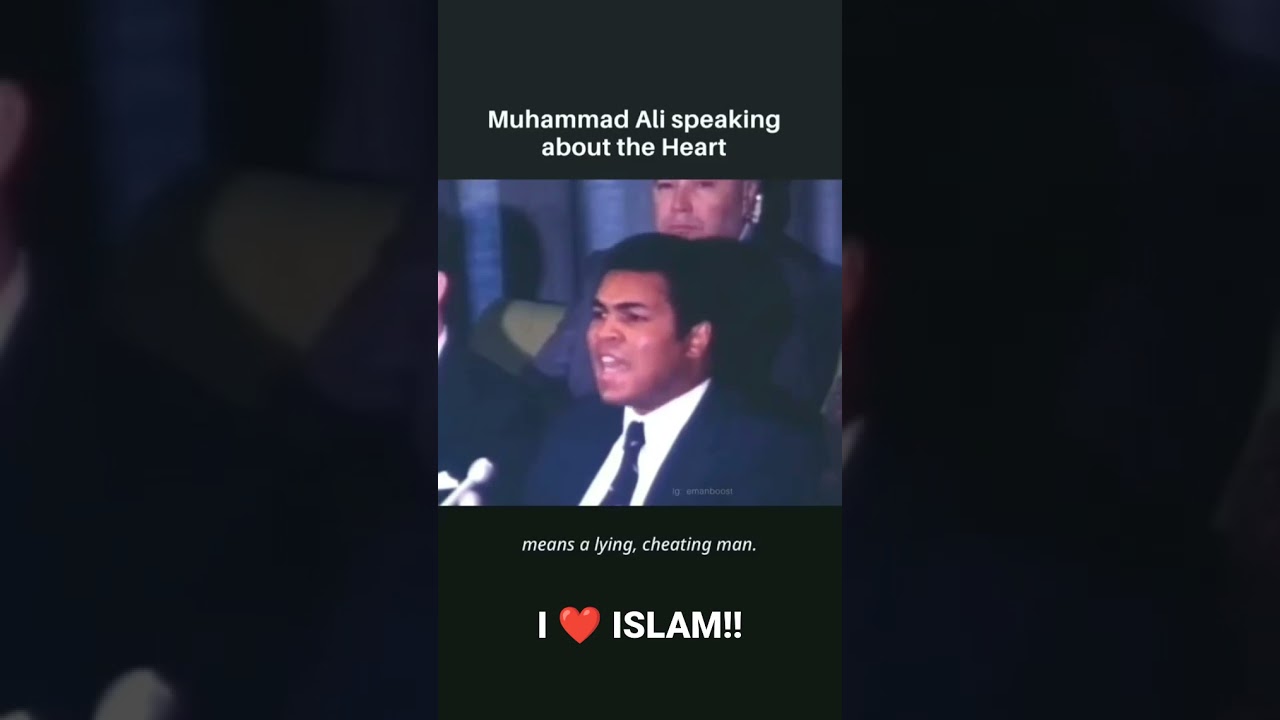 Muhammad Ali explains the virtues of 'Righteous Person'