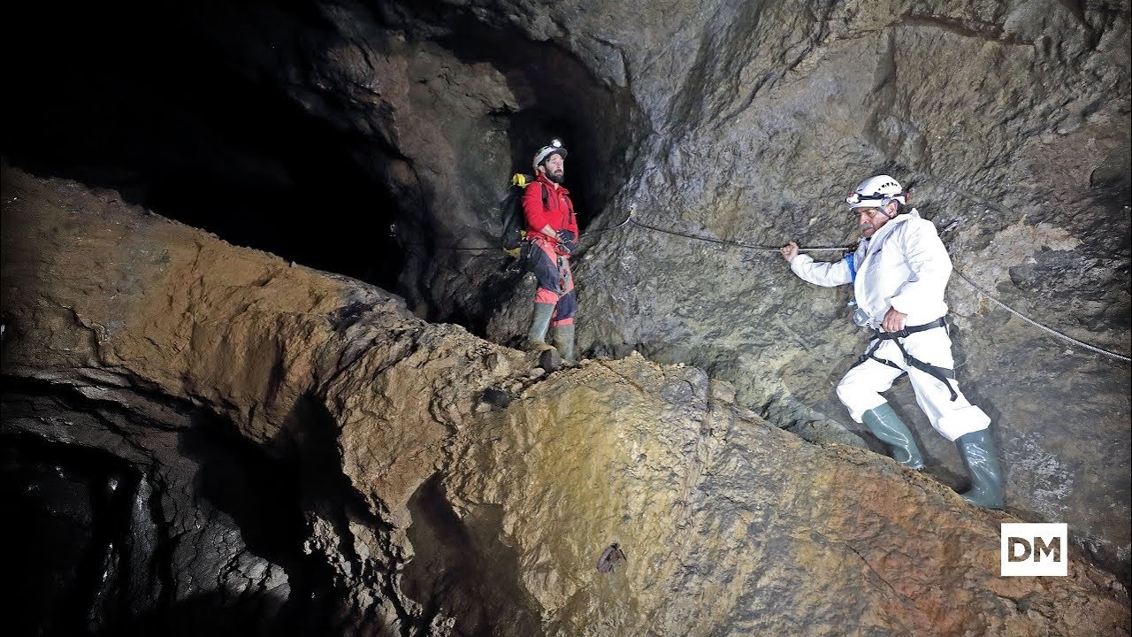 El Soplao estrena vía ferrata con un lago a 60 metros bajo el suelo