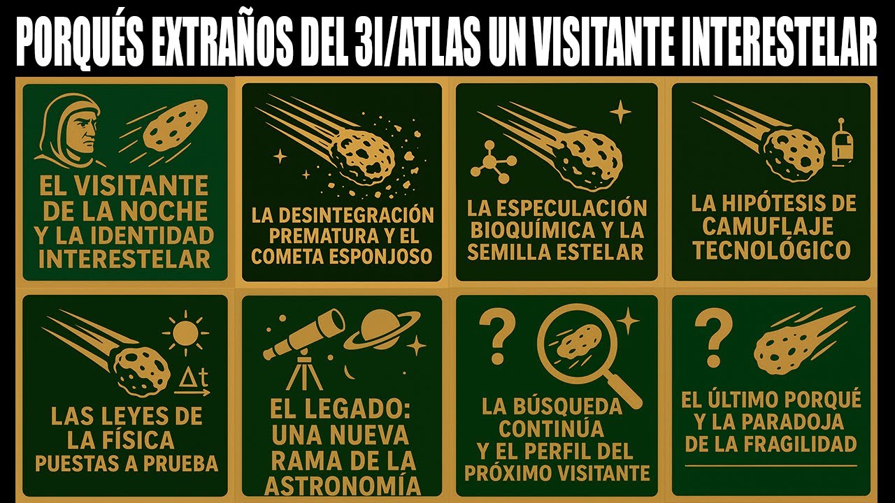8 Porqu&eacute;s Extra&ntilde;os de 3I/ATLAS: &iquest;Cometa o Nave Alien&iacute;gena?