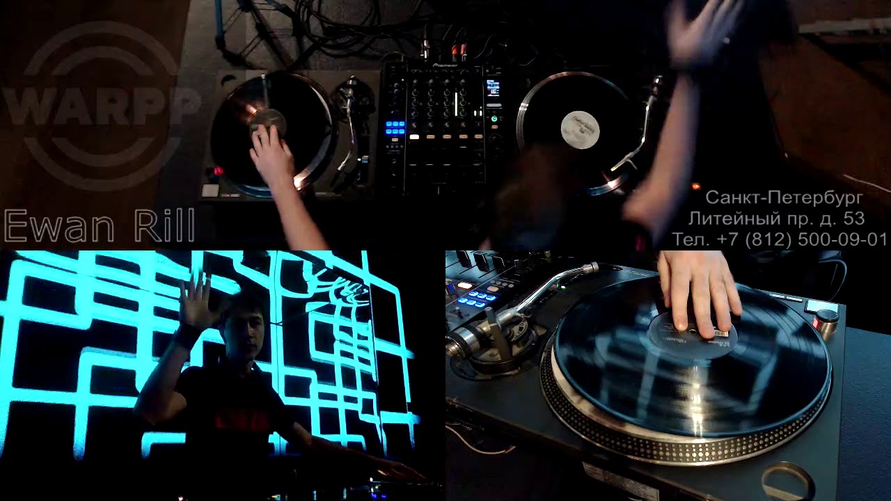 Трансляция микса с винила в клубе Варп / Ewan Rill Live Vinyl set@Warpp Club - 2018