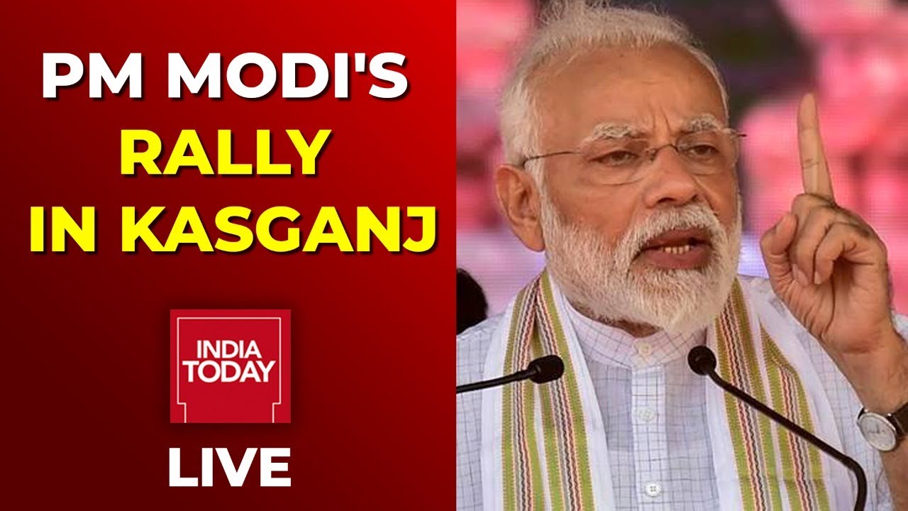 PM Modi's Rally At Kasganj in Uttar Pradesh | UP Election 2022 | India Today