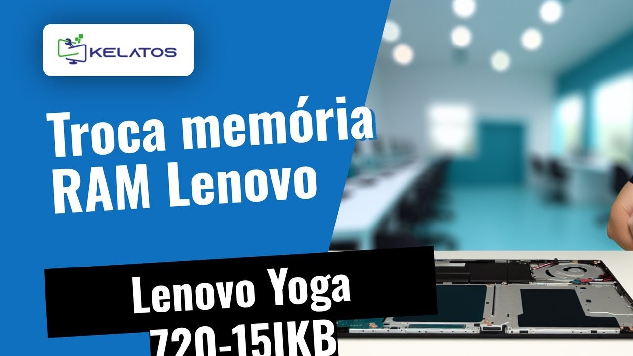 O seu Lenovo Yoga 720-15IKB faz ruído? 🔊 Troca de memória RAM