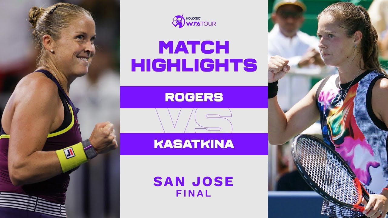 Shelby Rogers vs. Daria Kasatkina | 2022 San Jose Final | WTA Match Highlights