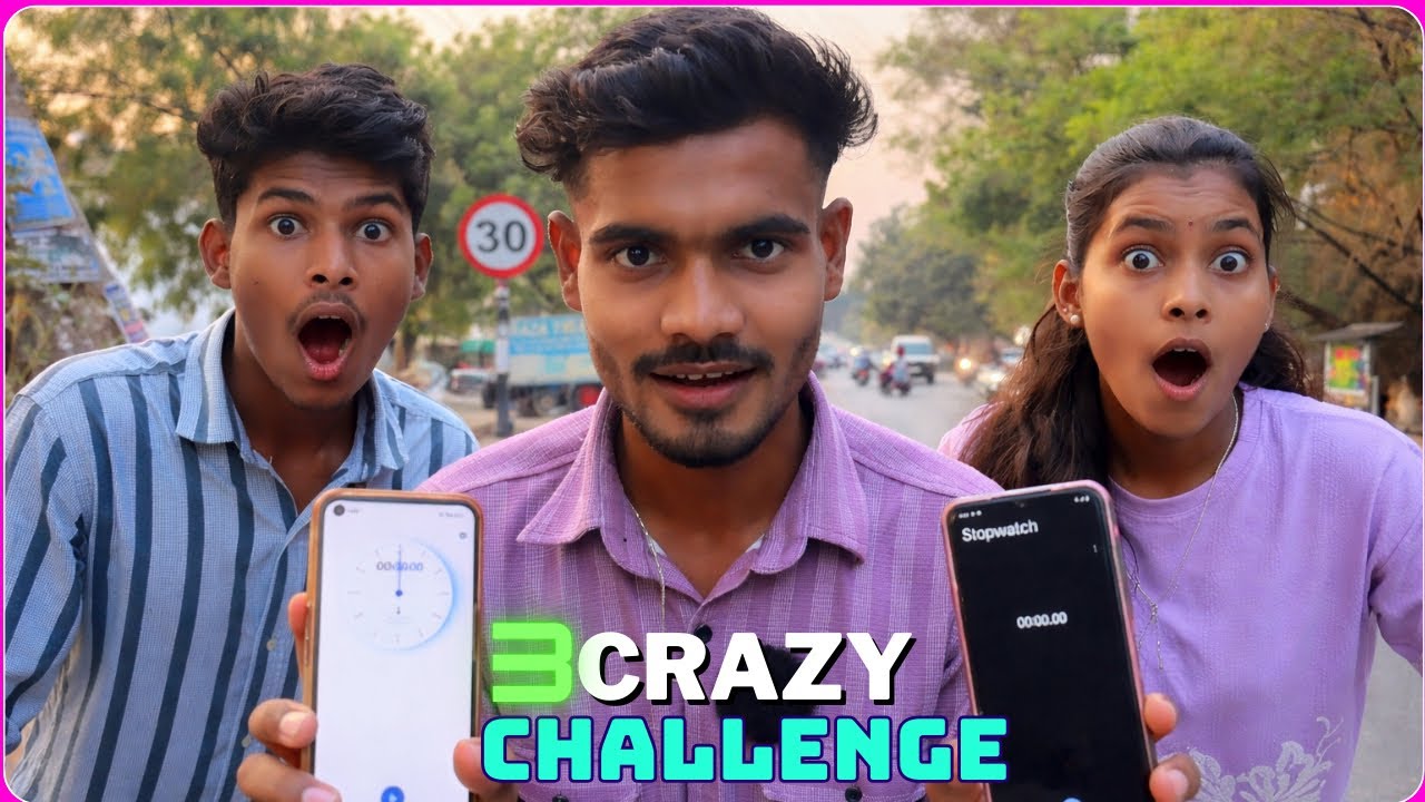  3 crazy challenge  girls vs boys || winner ke liye surprise 😂