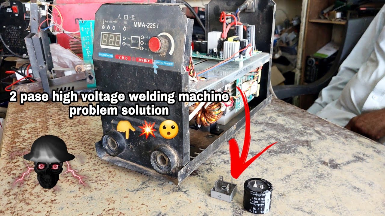 MMA-225 I igbt welding machine Repair | high volt welding machine problem solution | welder repair