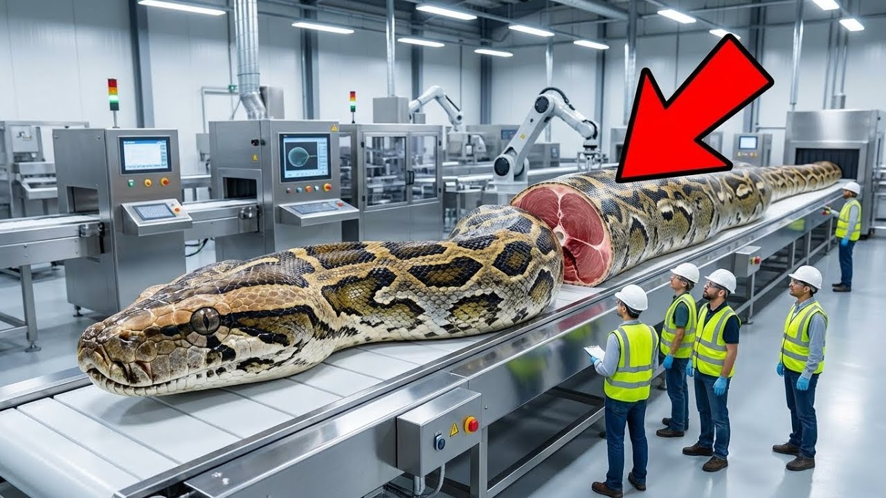 Inside a Python Factory: Breeding & Processing Reticulated Leather (Zero Waste Process)