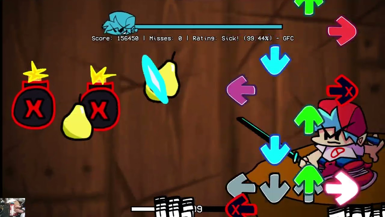 [FNF]FRUIT NINJA MOD BOMBASTIC FULLCOMBO!!!! ACC 99.64%