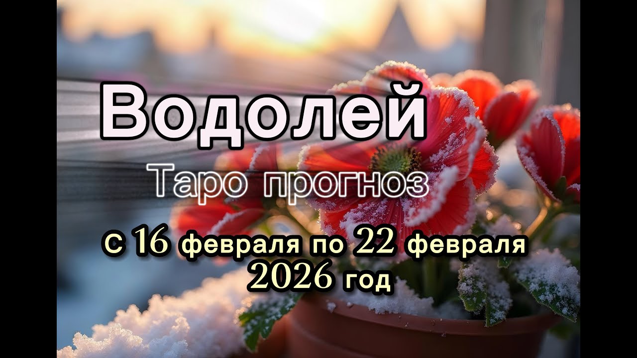ВОДОЛЕЙ  💖таро прогноз ‼️16.02-22.02(2026) #прогноз #таро #водолей