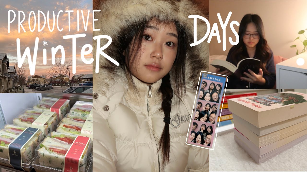⋆꙳•̩̩͙❅*̩̩͙‧Cozy Winter Diary🧣realistic routines, reading again, introvert days, chill w friends
