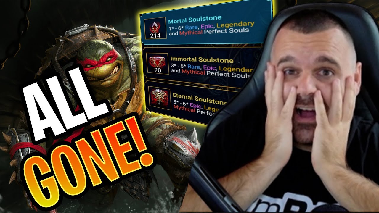 ALL IN FOR RAPHAEL! Pulling EVERY SINGLE Mortal And Immortal Soulsone I HAVE | Raid Shadow Legends