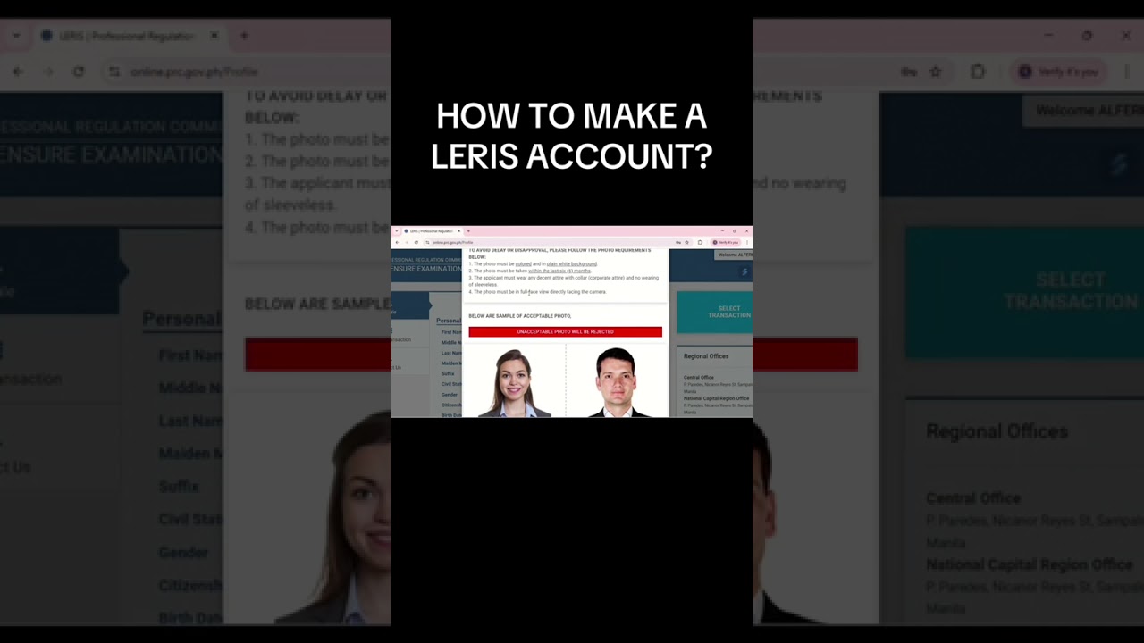 How to make a LERIS / PRC Account? #boardexam2025 #godgrace #lpt2025 #education #let 