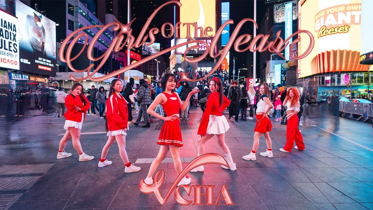 [KPOP IN PUBLIC NYC - TIMES SQUARE] VCHA ‘Girls of the Year’ | DANCE COVER BY SPADES DANCE CREW