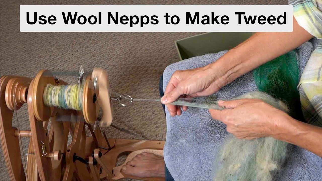 Using Wool Nepps to Make Tweed
