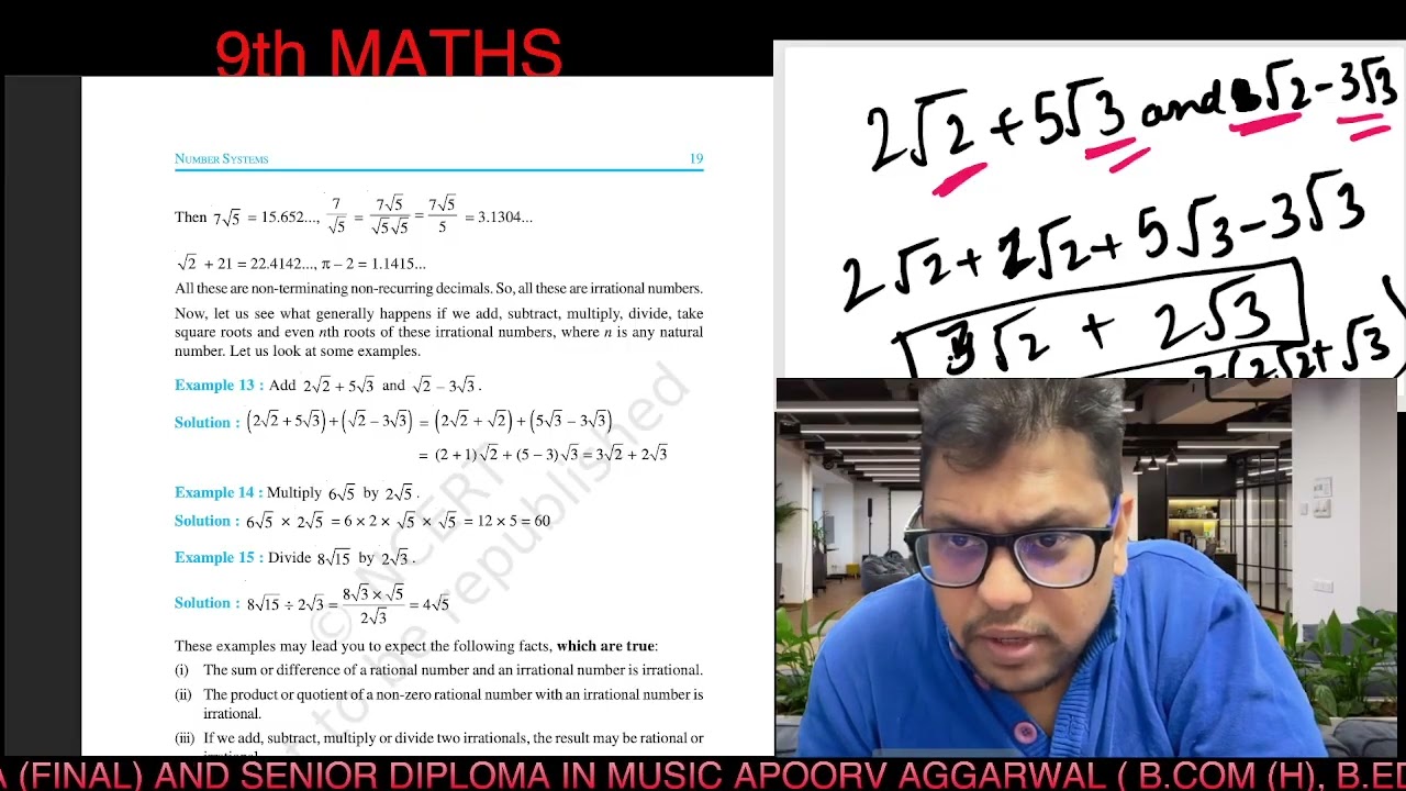 9TH CLASS CH 1 NUMBER SYSTEM ONLY 12MIN LAST DAY REVISION