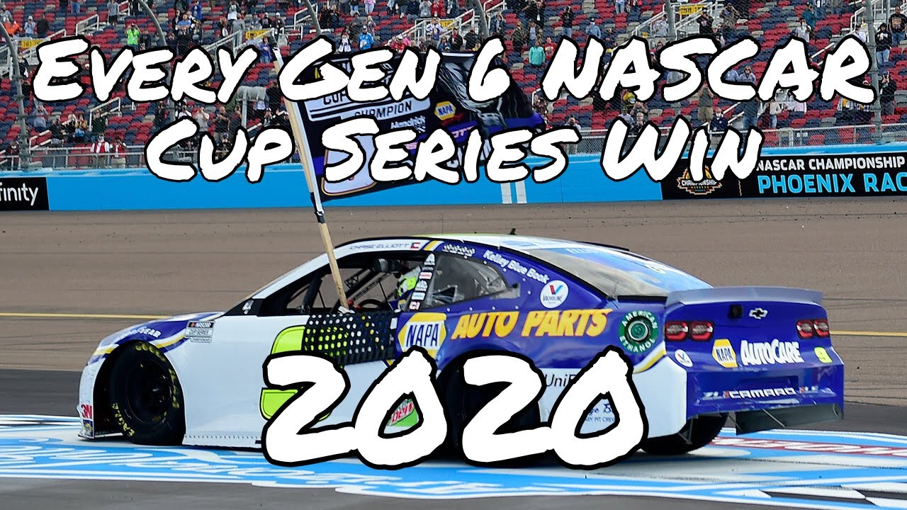 Every Gen 6 Cup Series Win in NASCAR by year - 2020
