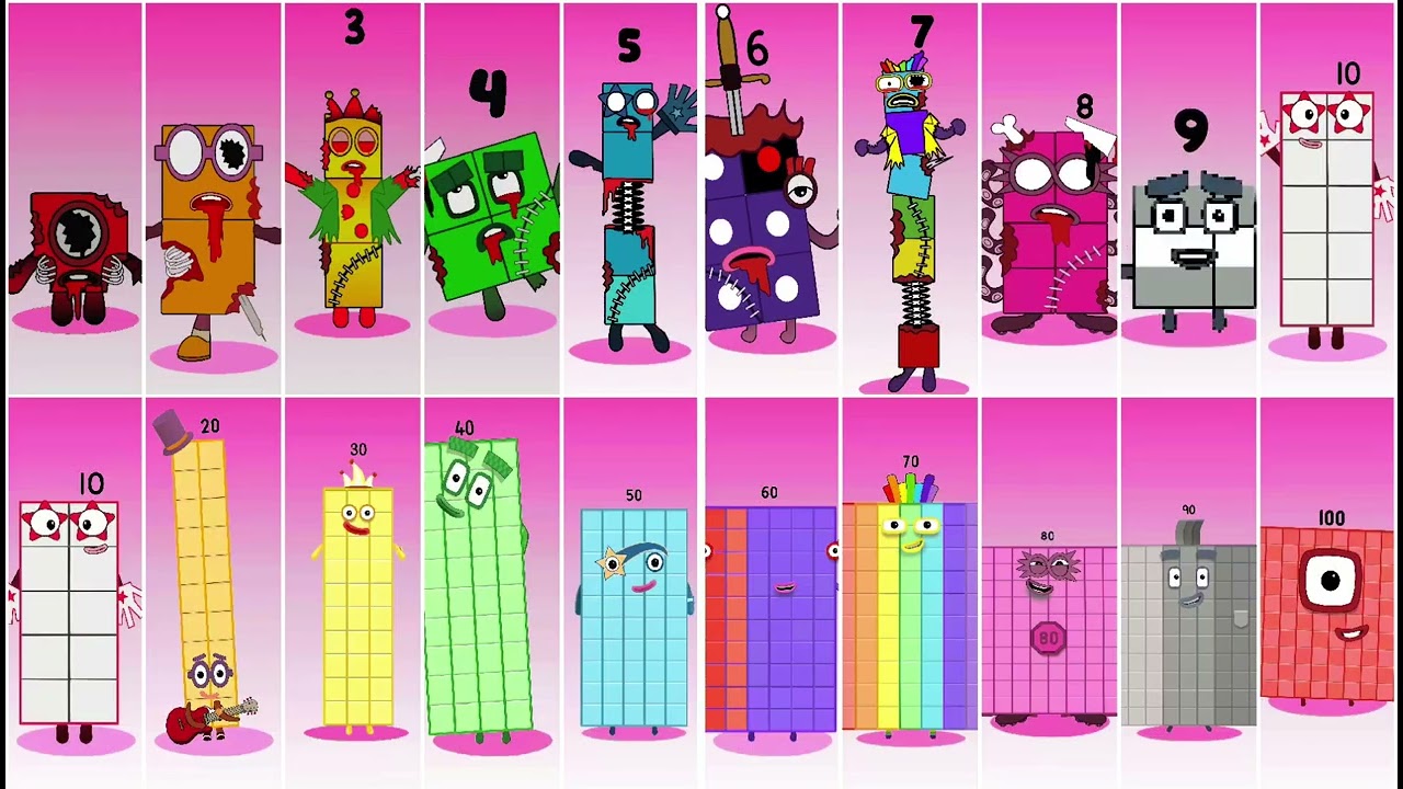 Incredibox Numberblocks 1VS100 | Compilation Incredibox 