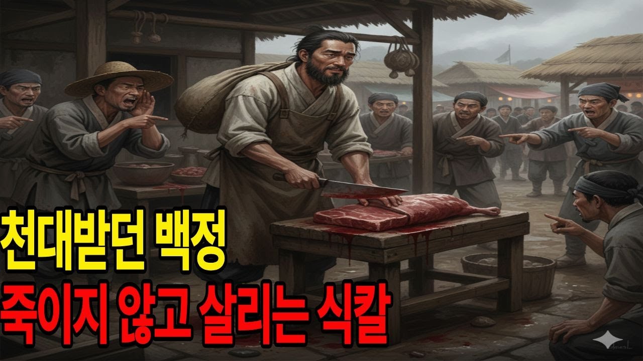 천대받던 백정의 식칼이 조선 제일검이었다 |야담 | 전래동화 | 한국설화 |오디오북