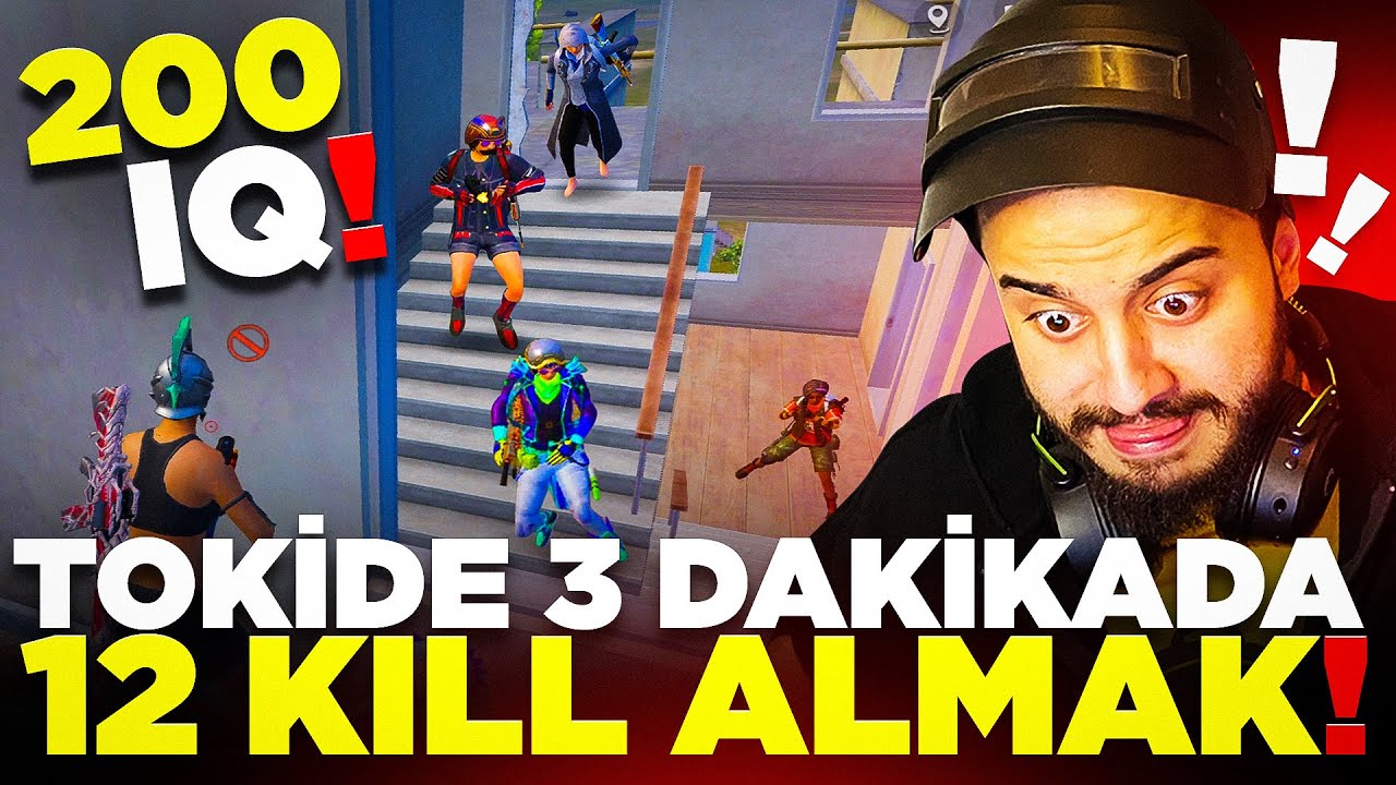 EFSANE TOKİ TAKTİĞİ! 3 Dk. DA 12 KİLL ALDIM! One Man Squad PUBG Mobile