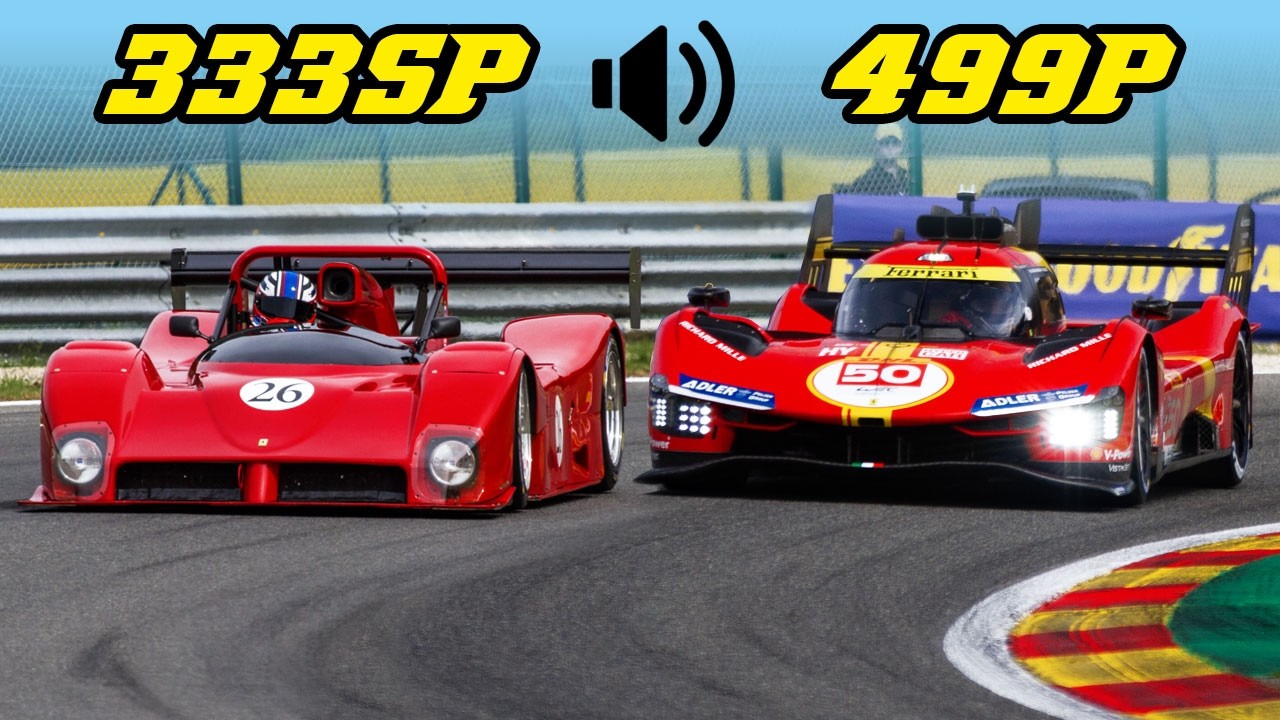 Oldschool vs New | Ferrari 333 SP vs 499P | Sound comparison