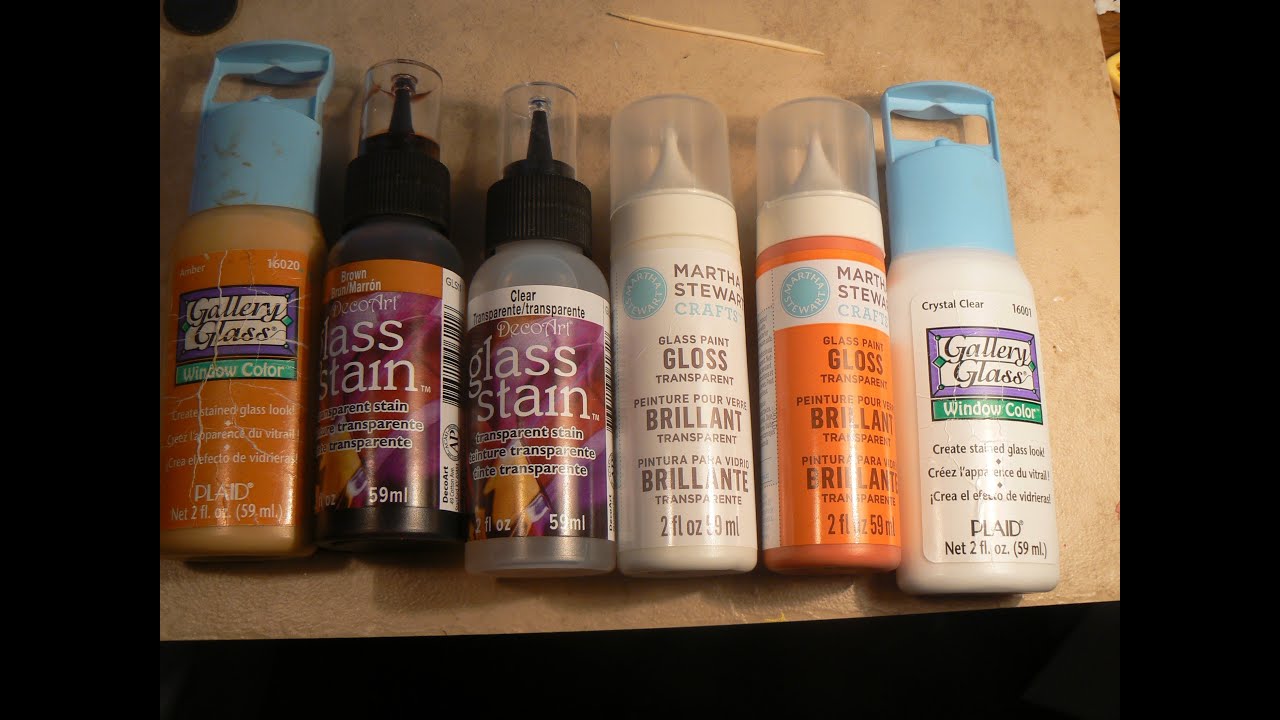 Glass Paint Comparison