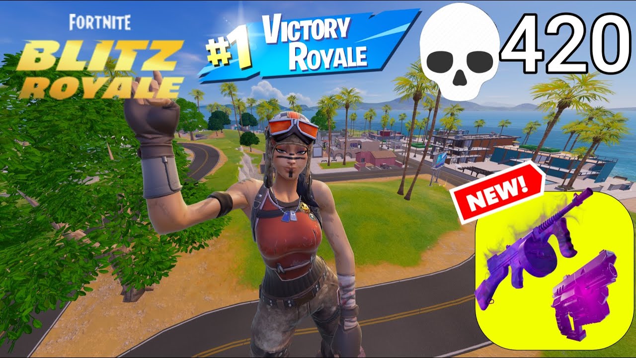 Fortnite Blitz Royale | Fortnite Chapter 7 New Blitz Royale Map Full Gameplay