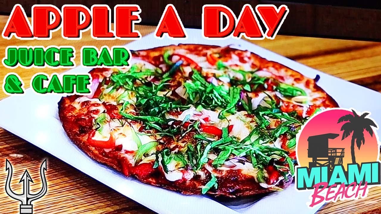 HEALTHY MIAMI RESTAURANTS - *APPLE A DAY CAFÉ* - A HIDDEN GEM | DELICIOUS & NUTRITIOUS