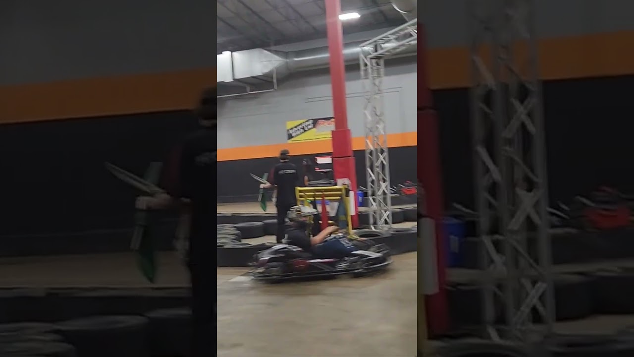 Crash in the fight for second place. 
