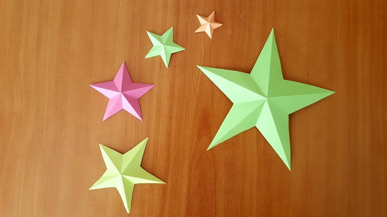 KAĞITTAN YILDIZ YAPIMI 🌟 ORİGAMİ STAR