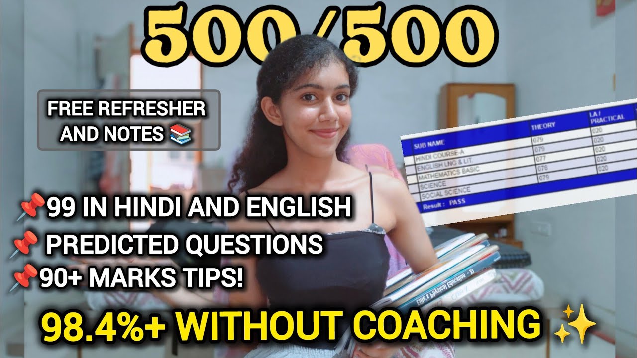 How I scored 99.4%+ in class 10? #cbse #boards #exams #class10 #topper