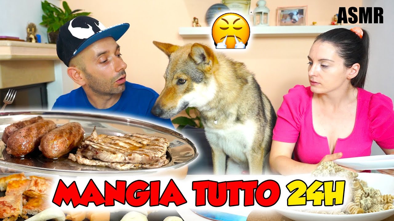 MANGIA TUTTO 24h 😱 ASMR