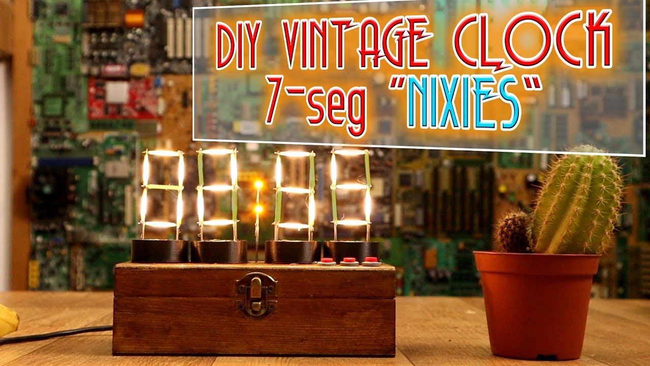 DIY clock | Homemade 7 segments 