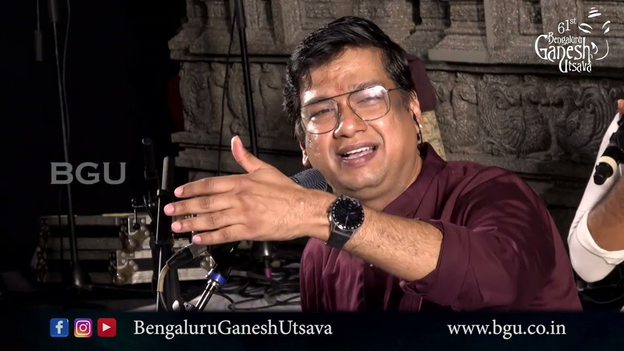 HIMADRISUTE PAHIMAM | Vijay Prakash | Bhakti Sangeetha | 61st Bengaluru Ganesh Utsava 2023