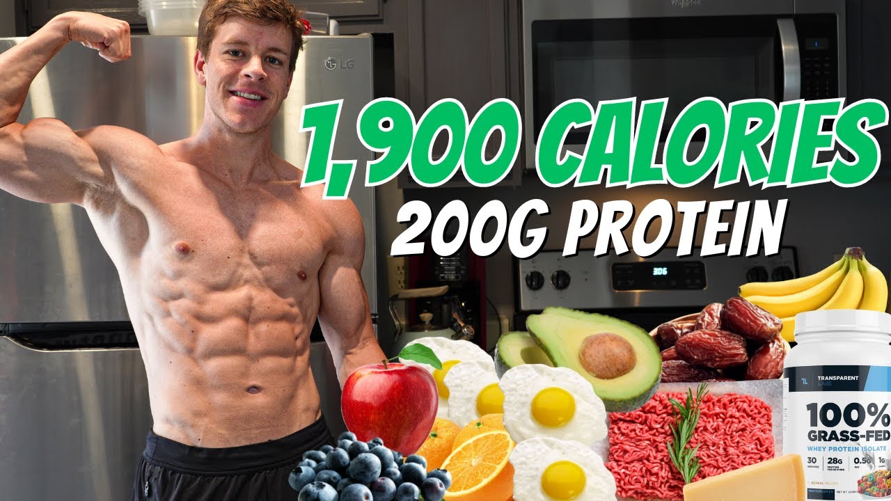 Full Day of Eating 1,900 Calories | Low Calorie High Protein Diet To Lose Fat
