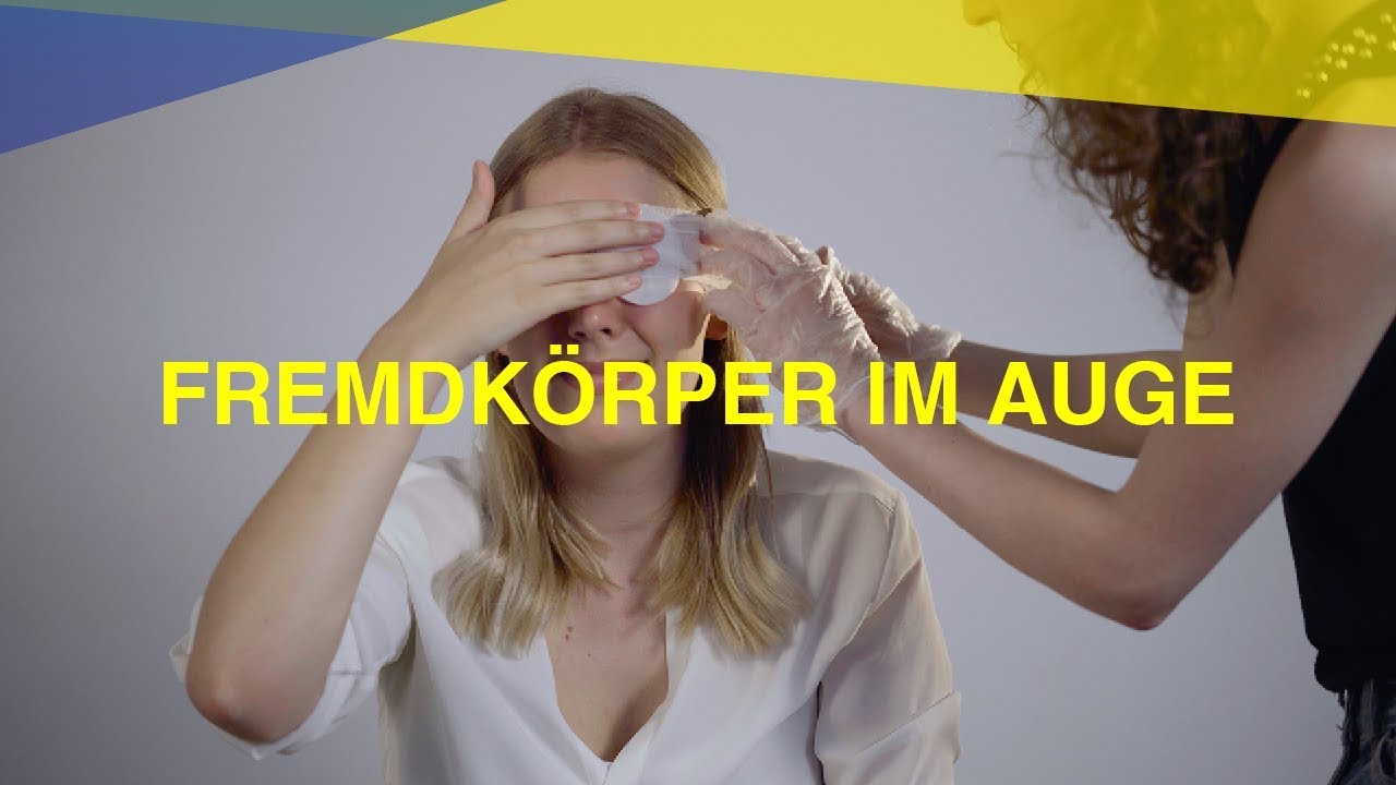 Fremdkörper im Auge | M-A-U-S Erste Hilfe Kurs | Video Tutorial