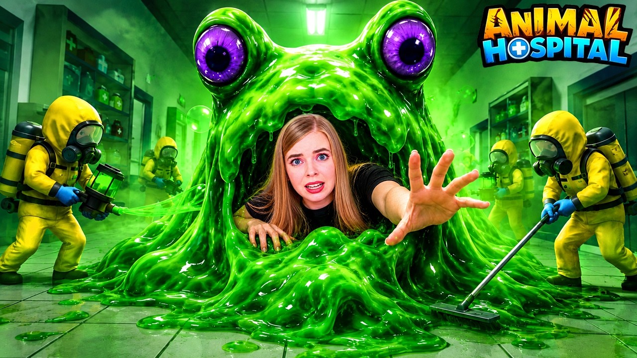 SLIME W SZPITALU? 🤢 ROBLOX ANIMAL HOSPITAL