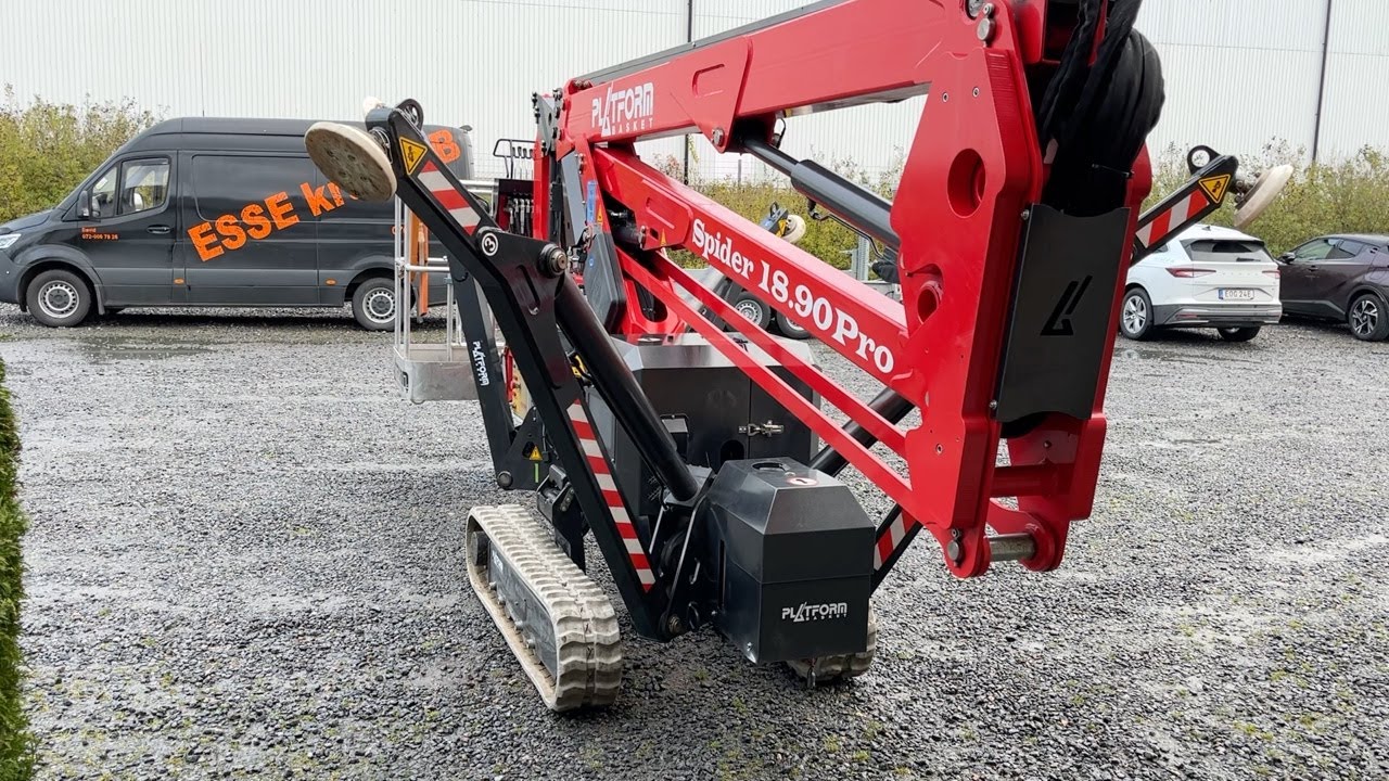 Köp Larvburen bomlift Platform Basket Spider 18.90 Pro på Klaravik