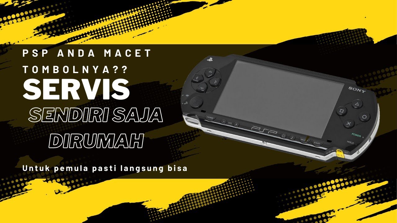 Mengatasi Tombol Rusak di PSP, untuk pemula pasti bisa. #PSPconsole #PSPgaming #psplus