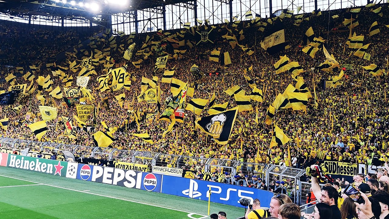 Borussia Dortmund Südtribüne TRIUMPHMARSCH | Champions League Halbfinale 2024 vs. PSG