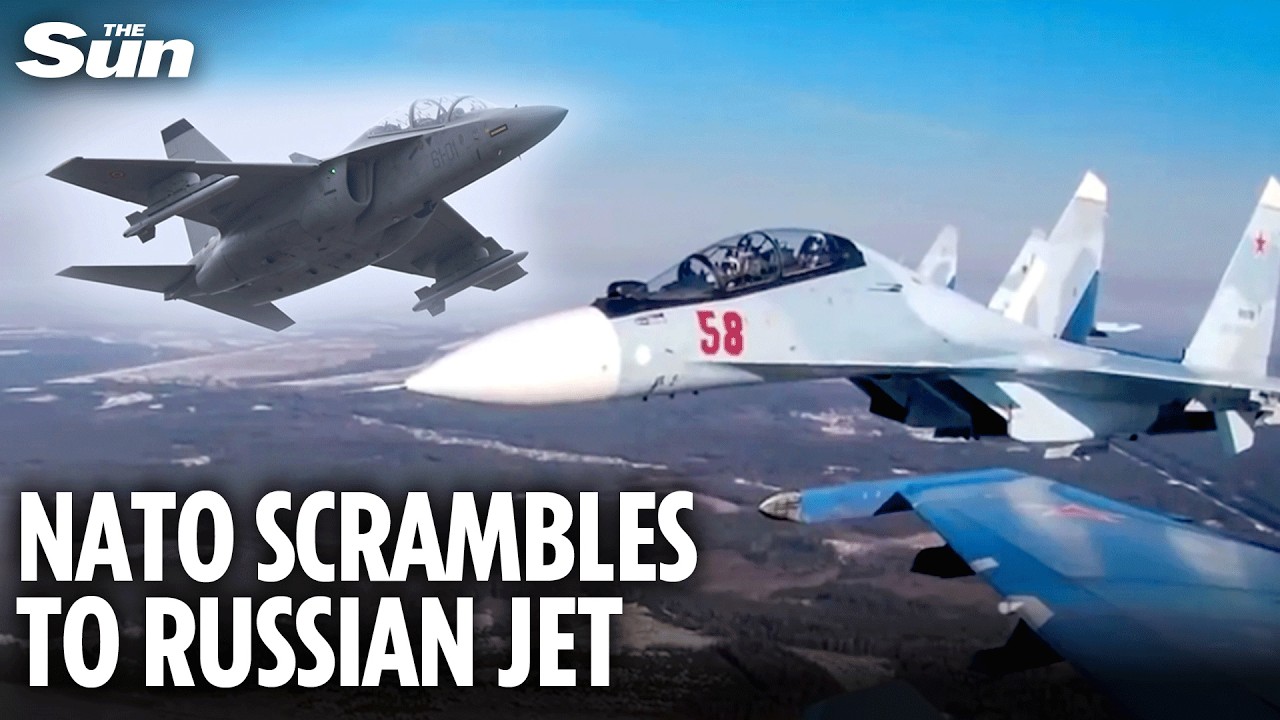 NATO scrambles as Russian jet sneaks into military alliance's airspace