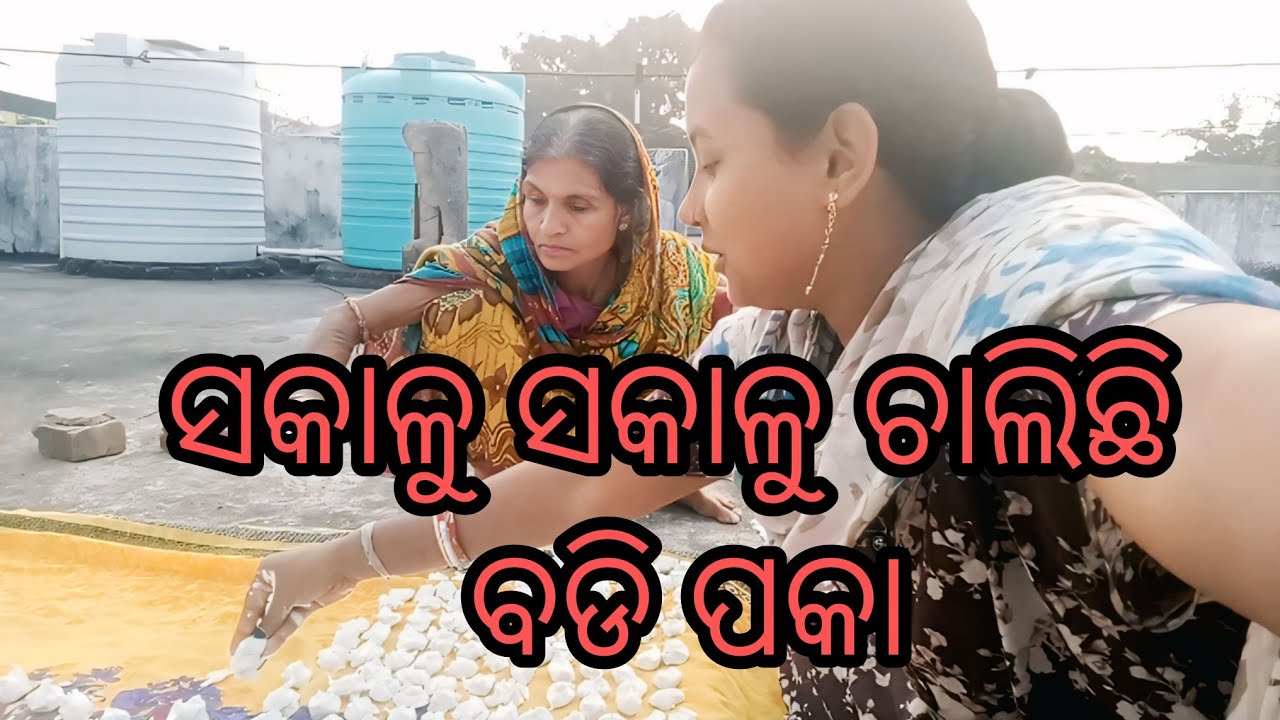 ସକାଳୁ ସକାଳୁ ଚାଲିଛି ବଡି ପକା #subscribe #odiavolg #odisha #highlights #viral #foryou #badi #love 