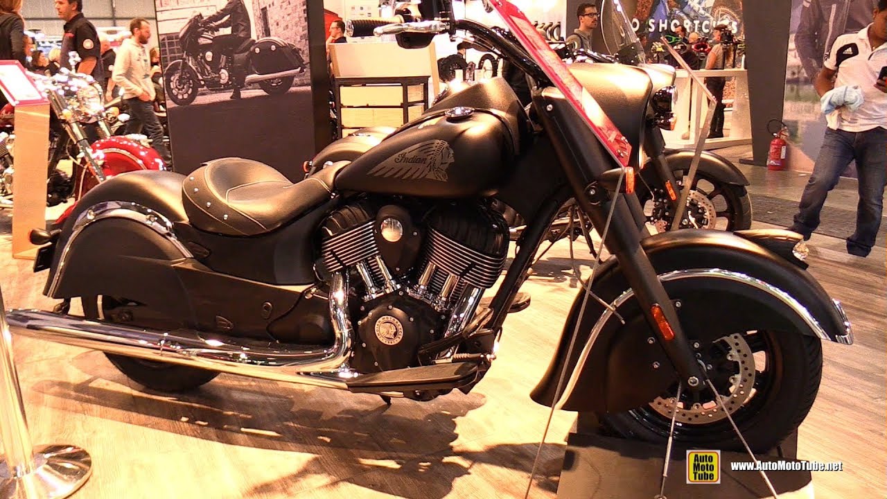2018 Indian Chief Dark Horse - Walkaround - 2017 EICMA Milan Motorcycle Exhibition
