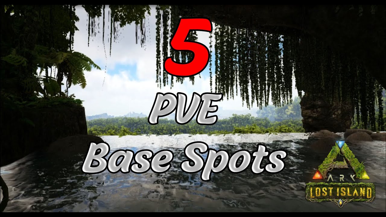 Lost Island 5 PVE Base Locations Teil 2 - Viele Schöne Base spots (Inseln / Wasserfälle uvm)